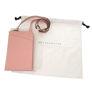 未使用 ボナベンチュラ ライリー ショルダーバッグ BSST1 サクラピンク レザー 0291【中古】BONAVENTURA