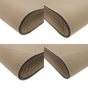 未使用 ボナベンチュラ リア ミニ BSCT1-GG グレージュ レザー ショルダーバッグ 0292【中古】BONAVENTURA