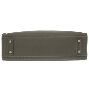 新品同様 ボナベンチュラ 二コラ BBTO1-OL レザー オリーブ トートバッグ 0293【中古】BONAVENTURA