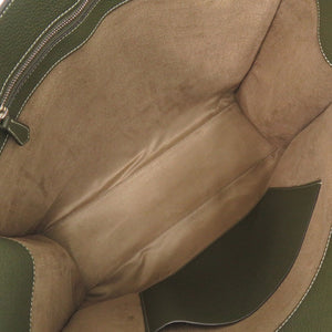 新品同様 ボナベンチュラ 二コラ BBTO1-OL レザー オリーブ トートバッグ 0293【中古】BONAVENTURA