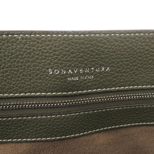 新品同様 ボナベンチュラ 二コラ BBTO1-OL レザー オリーブ トートバッグ 0293【中古】BONAVENTURA