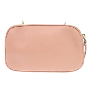 美品 ロジェヴィヴィエ レザー ピンク チェーンショルダーバッグ 0296【中古】Roger Vivier