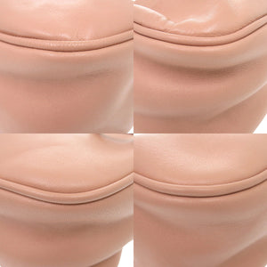 美品 ロジェヴィヴィエ レザー ピンク チェーンショルダーバッグ 0296【中古】Roger Vivier