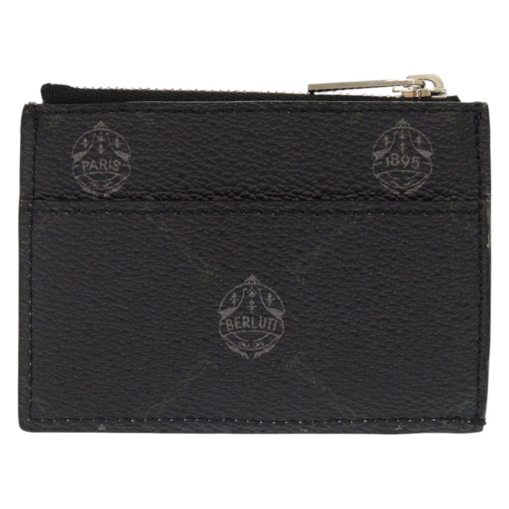 新品同様 ベルルッティ PVC レザー ブラック ブラウン コインケース 0304【中古】BERLUTI メンズ
