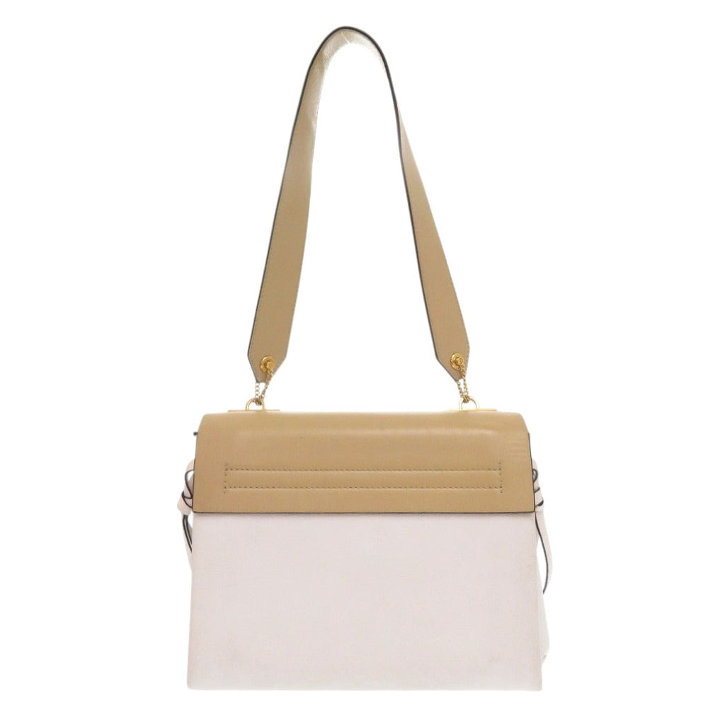 ヴァレンティノ・ガラヴァーニ Vスリング レザー ベージュ ショルダーバッグ ホワイト 0308【中古】Valentino Garavani