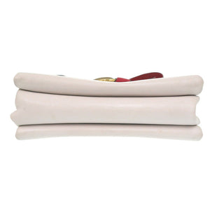 ヴァレンティノ・ガラヴァーニ Vスリング レザー ベージュ ショルダーバッグ ホワイト 0308【中古】Valentino Garavani