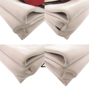 ヴァレンティノ・ガラヴァーニ Vスリング レザー ベージュ ショルダーバッグ ホワイト 0308【中古】Valentino Garavani