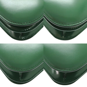 新品同様 ジルサンダー タオ レザー グリーン ショルダーバッグ 0312【中古】JIL SANDER