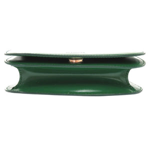 新品同様 ジルサンダー タオ レザー グリーン ショルダーバッグ 0312【中古】JIL SANDER