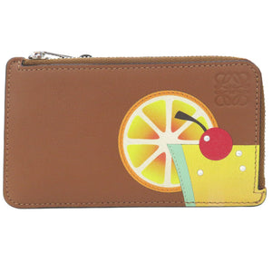 美品 ロエベ カクテル コインカードホルダー Paula’s Ibiza 62208 コインケース レザー マルチカラー 0320【中古】LOEWE