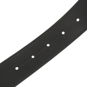 新品同様 ベルルッティ シグネチャーキャンバス レザー ブラック ベルト 黒 0323【中古】BERLUTI メンズ