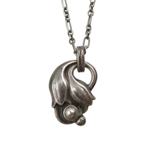 ジョージジェンセン 1999 イヤーペンダント シルバー925 ネックレス 0329-1【中古】GEORG JENSEN