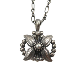 ジョージジェンセン 1998 ペンダントイヤー シルバー925 ネックレス 0329-4【中古】GEORG JENSEN