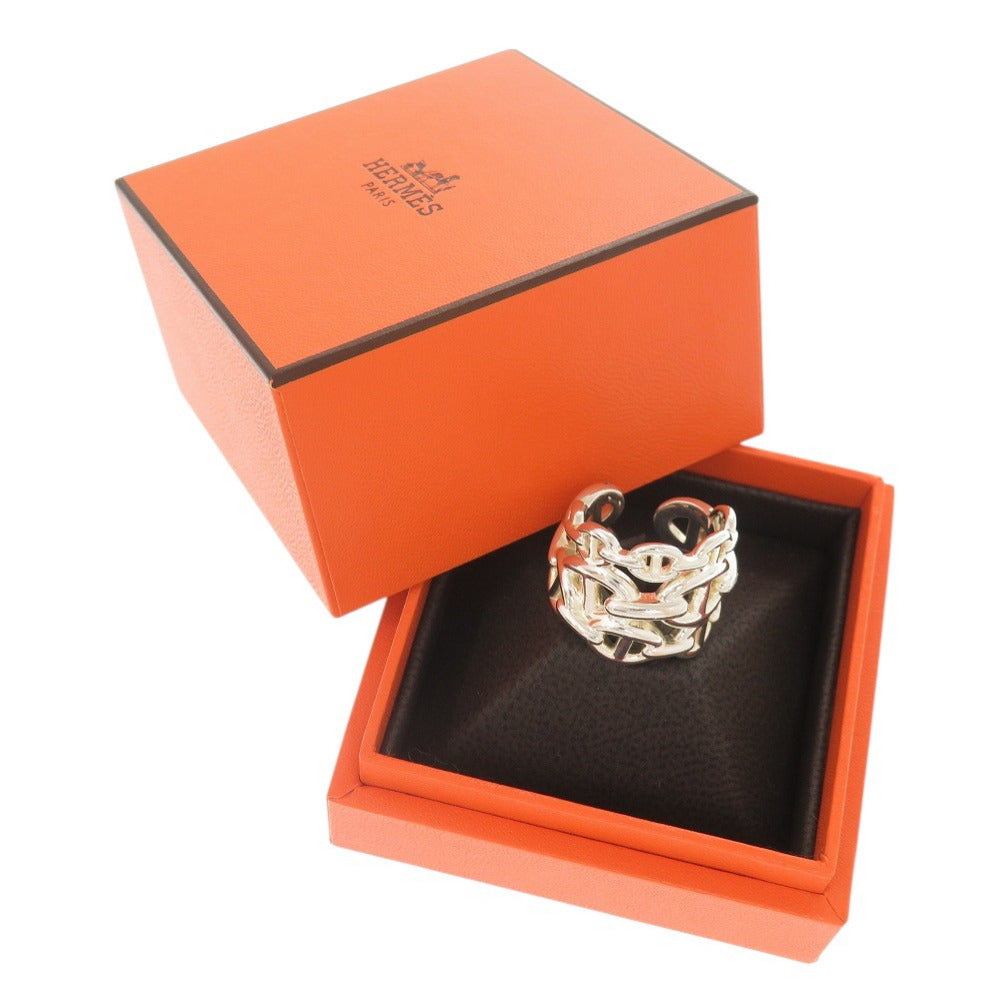 美品 エルメス シェーヌダンクル アンシェネ GM サイズ53(#約12号) シルバー925 リング 指輪 0340【中古】HERMES