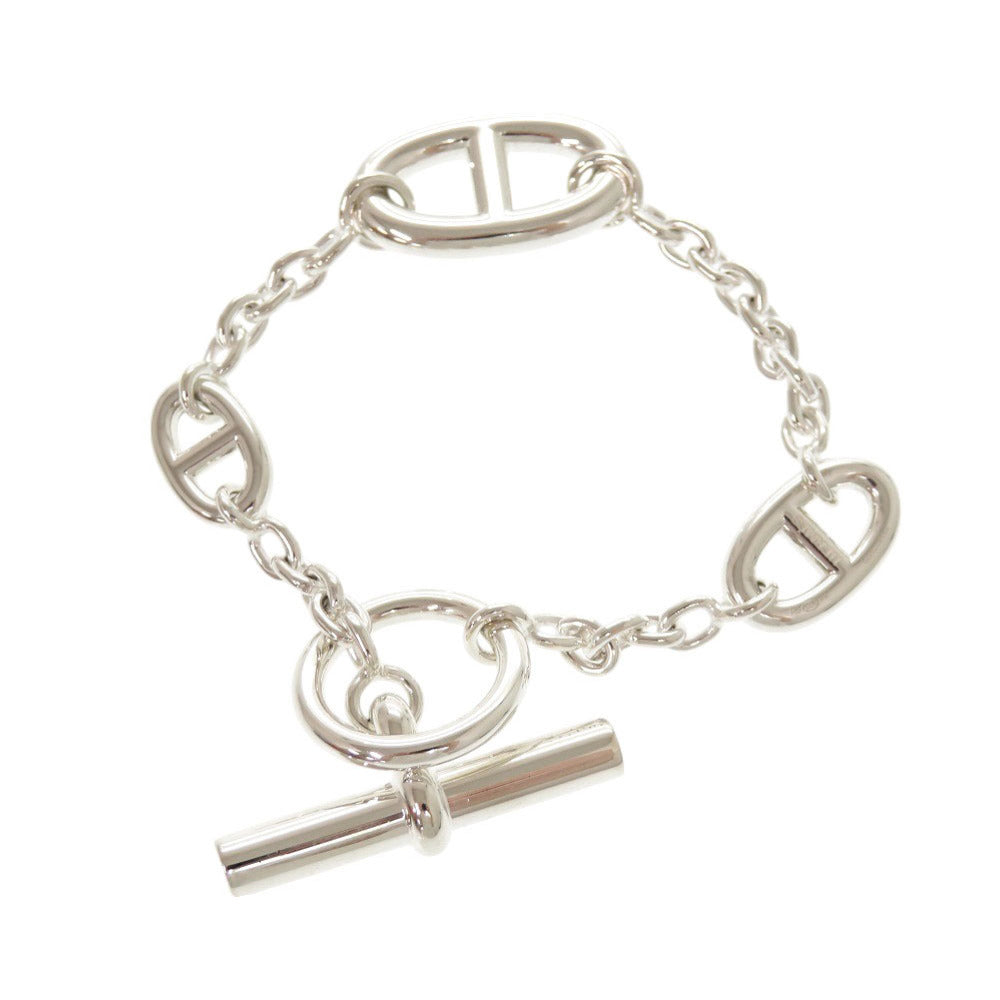 未使用品 エルメス シェーヌダンクル ファランドール SH シルバー925 ブレスレット 0342【中古】HERMES