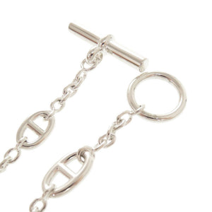 未使用品 エルメス シェーヌダンクル ファランドール SH シルバー925 ブレスレット 0342【中古】HERMES