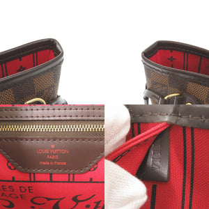 美品 ルイ ヴィトン ネヴァーフルPM ダミエ N51109 トートバッグ LV 0371【中古】LOUIS VUITTON
