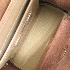 ザネラート ポスティーナ ミニ レザー グレー系 ハンドバッグ 0375【中古】ZANELLATO