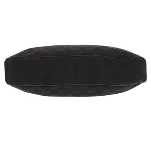 美品 グッチ 122790 GGキャンバス ブラック ショルダーバッグ 黒 0386【中古】GUCCI