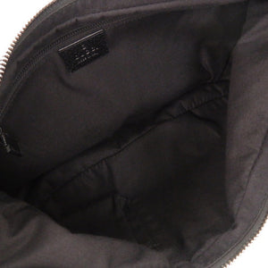 美品 グッチ 122790 GGキャンバス ブラック ショルダーバッグ 黒 0386【中古】GUCCI