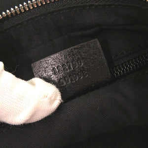 美品 グッチ 122790 GGキャンバス ブラック ショルダーバッグ 黒 0386【中古】GUCCI