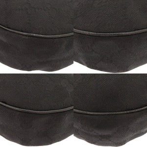 美品 グッチ 122790 GGキャンバス ブラック ショルダーバッグ 黒 0386【中古】GUCCI