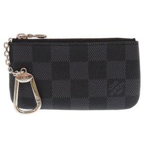 新品同様 ルイ ヴィトン ポシェットクレ ダミエ グラフィット N60155 ブラック コインケース LV 0390【中古】LOUIS VUITTON メンズ