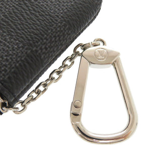 新品同様 ルイ ヴィトン ポシェットクレ ダミエ グラフィット N60155 ブラック コインケース LV 0390【中古】LOUIS VUITTON メンズ