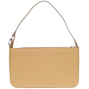 美品 バーバリー レザー ベージュ ショルダーバッグ 0391【中古】BURBERRY