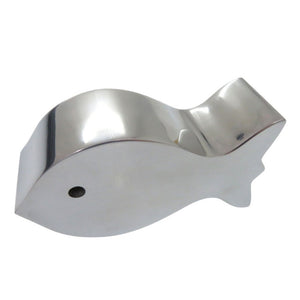 新品同様 ジョージジェンセン アルフレド アクアマリン ALFREDO AQUAMARINE オブジェ 海洋生物 積み木 インテリア ペーパーウェイト オーク アルミニウム ベージュ 0403【中古】Georg Jensen