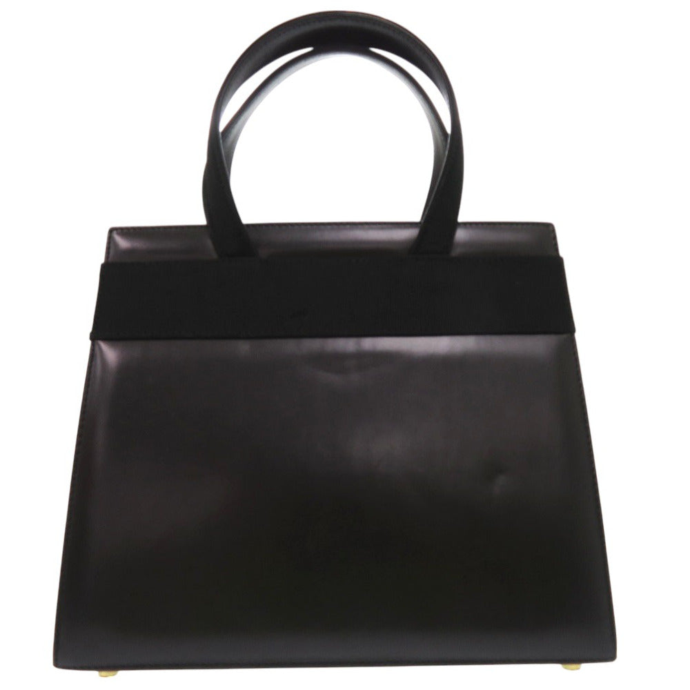 サルヴァトーレフェラガモ ヴァラリボン 2way ハンドバッグ ショルダーバッグ BA214178 レザー ブラック 0404【中古】Salvatore Ferragamo