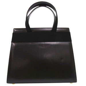 サルヴァトーレフェラガモ ヴァラリボン 2way ハンドバッグ ショルダーバッグ BA214178 レザー ブラック 0404【中古】Salvatore Ferragamo