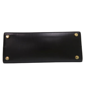 サルヴァトーレフェラガモ ヴァラリボン 2way ハンドバッグ ショルダーバッグ BA214178 レザー ブラック 0404【中古】Salvatore Ferragamo