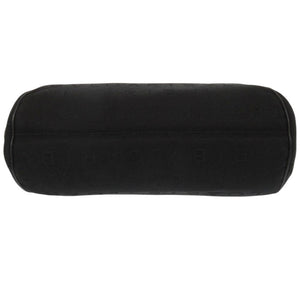 ブルガリ ロゴマニア キャンバス レザー ブラック ハンドバッグ トートバッグ 黒 0406【中古】BVLGARI