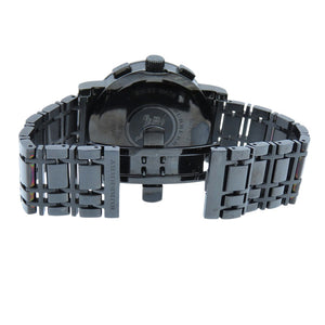 美品 バーバリー クロノグラフ BU1373 クオーツ 腕時計 SS ブラック 黒文字盤 0408【中古】BURBERRY メンズ