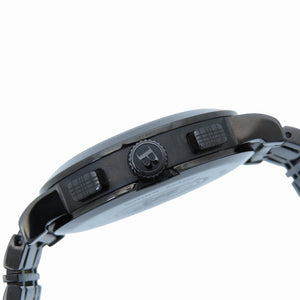 美品 バーバリー クロノグラフ BU1373 クオーツ 腕時計 SS ブラック 黒文字盤 0408【中古】BURBERRY メンズ