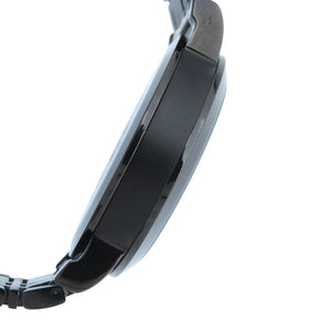 美品 バーバリー クロノグラフ BU1373 クオーツ 腕時計 SS ブラック 黒文字盤 0408【中古】BURBERRY メンズ