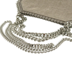 新品同様 ステラマッカートニー ファラベラ ミニ 371223 WP0089 ポリエステル コットン ベージュ 2wayハンドバッグ 0452【中古】Stella McCartney