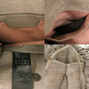 新品同様 ステラマッカートニー ファラベラ ミニ 371223 WP0089 ポリエステル コットン ベージュ 2wayハンドバッグ 0452【中古】Stella McCartney