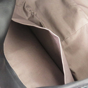 美品 ボッテガ ヴェネタ イントレチャート レザー ブラック シルバー金具 ショルダーバッグ 0458【中古】BOTTEGAVENETA