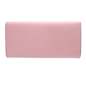 新品同様 カルティエ ドゥーブルCドゥカルティエ L3001996 レザー ピンク 2つ折り長財布 財布 0461【中古】Cartier