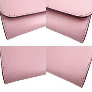 新品同様 カルティエ ドゥーブルCドゥカルティエ L3001996 レザー ピンク 2つ折り長財布 財布 0461【中古】Cartier