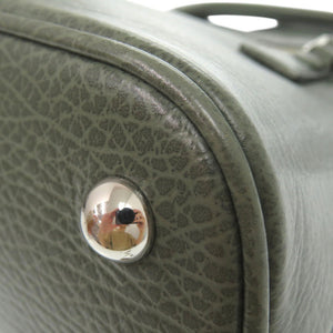 美品 メゾン マルジェラ 2WAY 5AC マイクロ ショルダーバッグ レザー グリーン 0466【中古】Maison Margiela