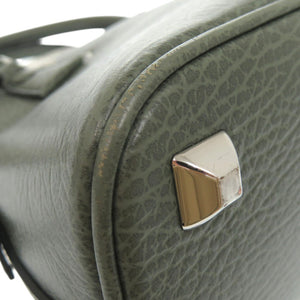 美品 メゾン マルジェラ 2WAY 5AC マイクロ ショルダーバッグ レザー グリーン 0466【中古】Maison Margiela