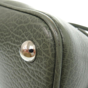 美品 メゾン マルジェラ 2WAY 5AC マイクロ ショルダーバッグ レザー グリーン 0466【中古】Maison Margiela