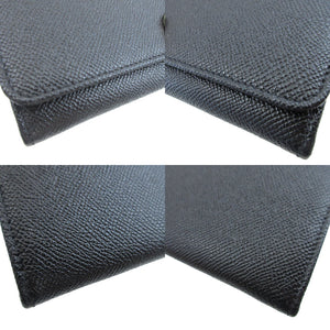 新品同様 ブルガリ ブルガリブルガリ レザー ブラック 黒 2つ折り長財布 財布 0471【中古】BVLGARI