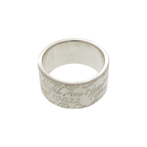 美品 ティファニー ノーツ シルバー925 約14号 リング 指輪 0477【中古】TIFFANY&Co.