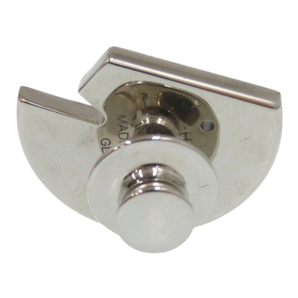 美品 エルメス カルーゼル ピンブローチ メタル ブルー/シルバー 0478【中古】HERMES