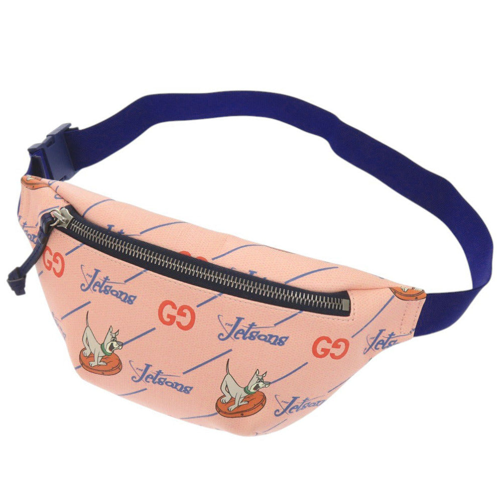 未使用 グッチ 宇宙家族ジェットソン アストロ The Jetsons Astro 502095 PVC ピンク ウエストバッグ 0484【中古】GUCCI キッズ