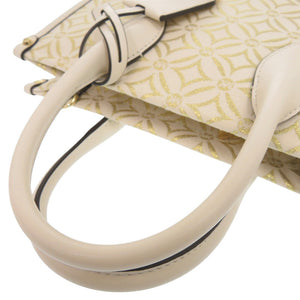 未使用 マイケルコース 2WAY ミレラ メタリックジャガード クリーム ハンドバッグ 0485【中古】Michael Kors